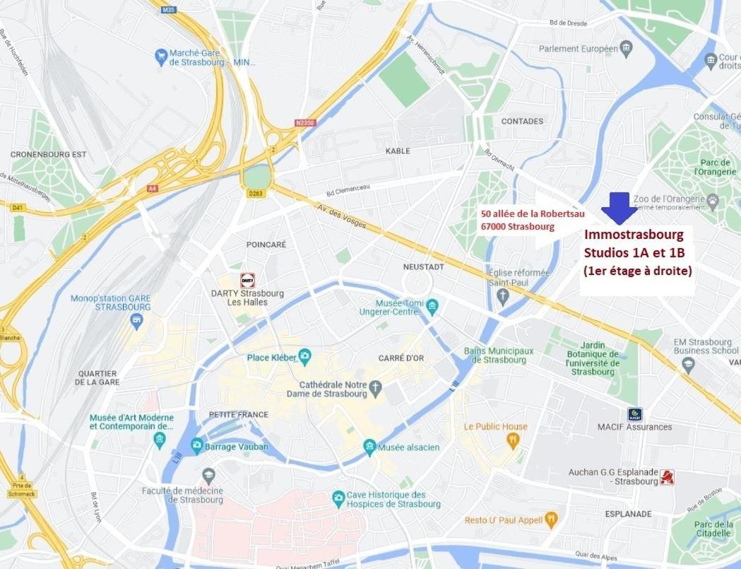 Studios ImmoStrasburg Zewnętrze zdjęcie